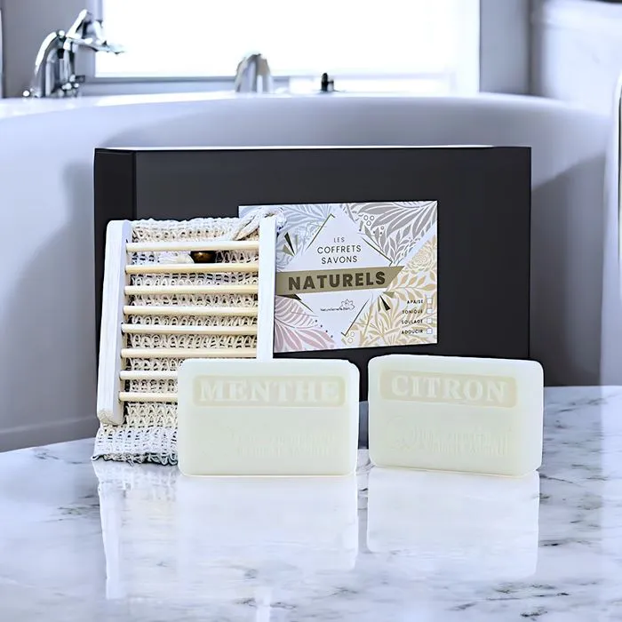 Coffret 6 Savonnettes Marseillaises Naturelles
