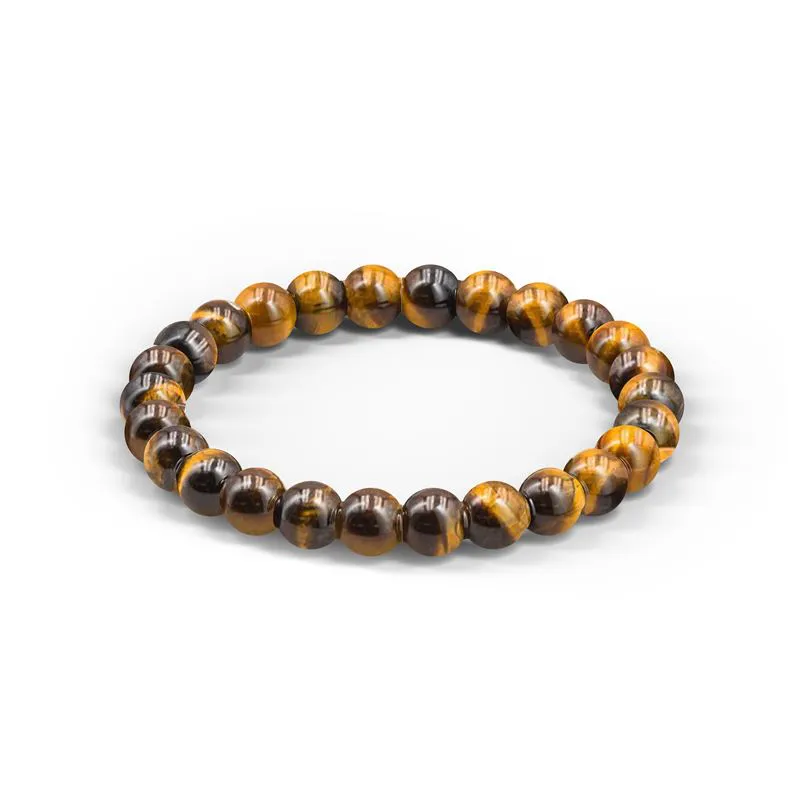 Bracelet Essentiel «Confiance» Œil de Tigre 8 mm