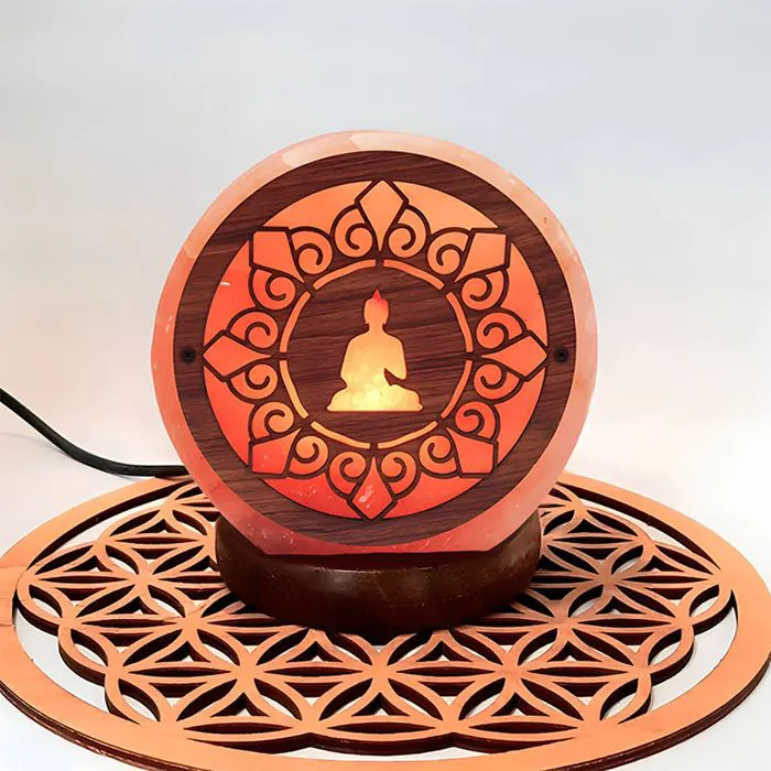 Lampe Sel de l'Himalaya "Bouddha" 500 g à 1 Kg