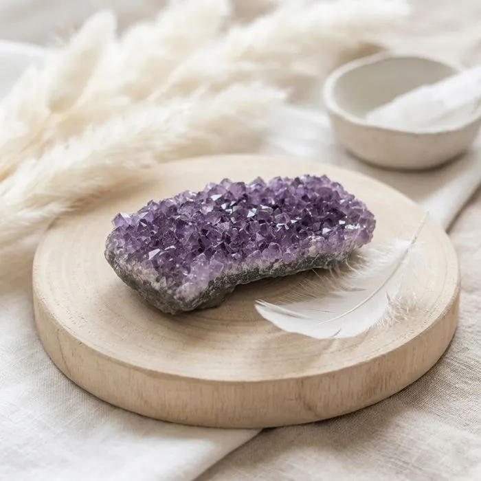 Druse d'Am&eacute;thyste d'Uruguay 250 g