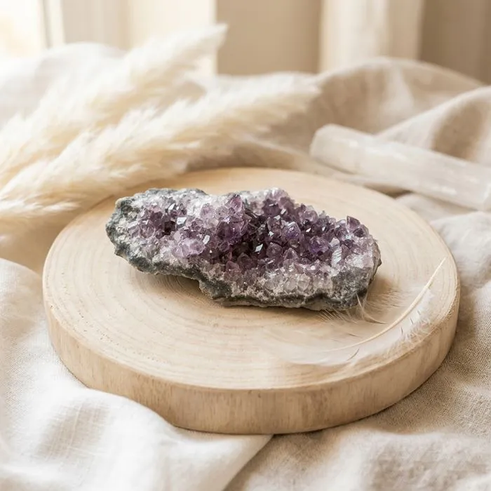 Druse d'Améthyste d'Uruguay 320 g