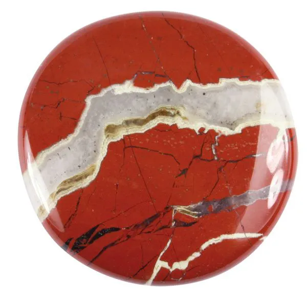 Pierre plate Jaspe Rouge