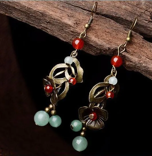 Boucles d'Oreilles Vintage Bonne Humeur