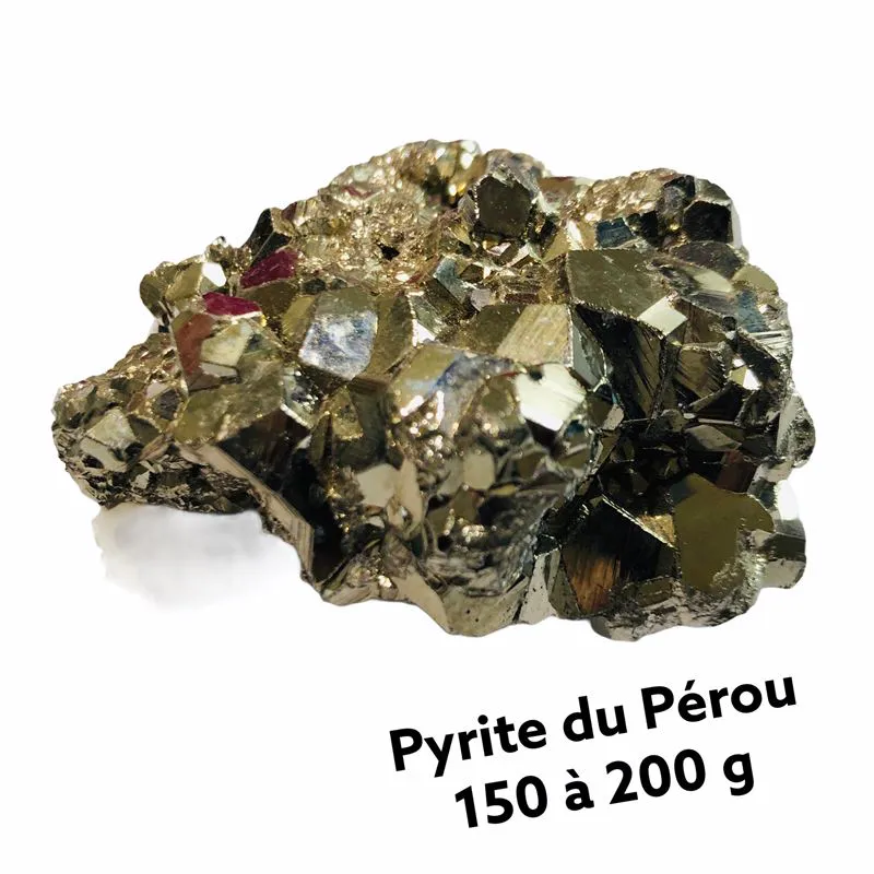 Pyrite Qualité Extra du Pérou 150 à 200 g