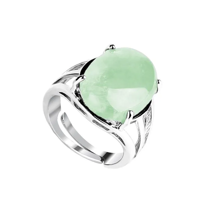 Bague "Quiétude" Aventurine Verte