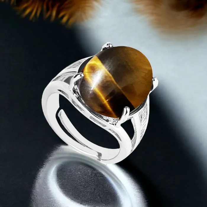 Bague "Confiance" Oeil de Tigre