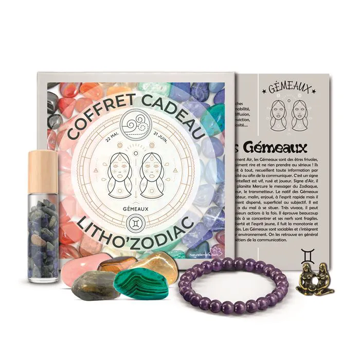 Coffret Cadeau Litho’Zodiac Gémeaux