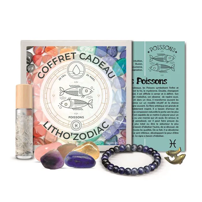 Coffret Cadeau Litho’Zodiac Poissons