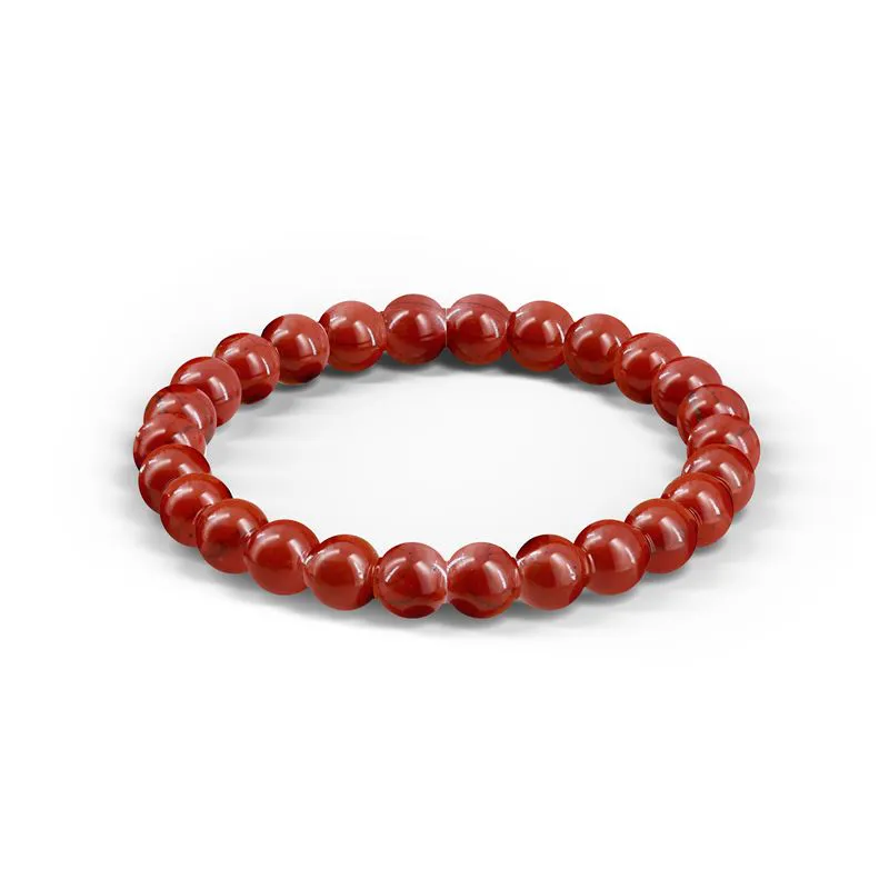 Bracelet Essentiel «Énergie» Jaspe Rouge