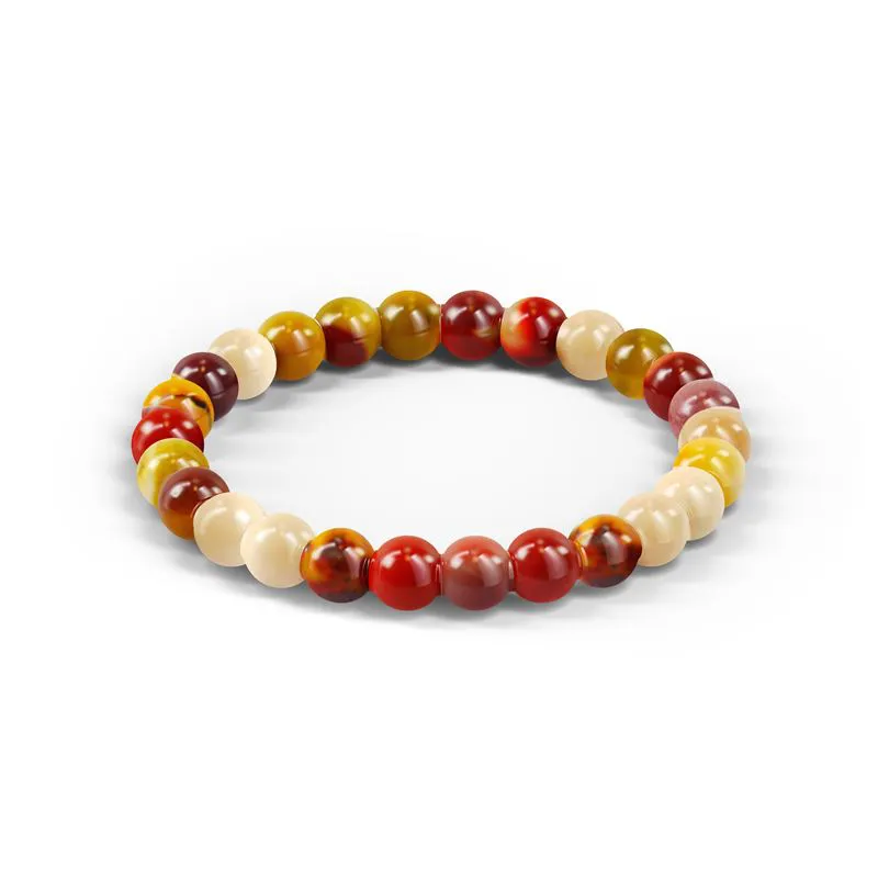 Bracelet Essentiel «Courage» Jaspe Mookaite