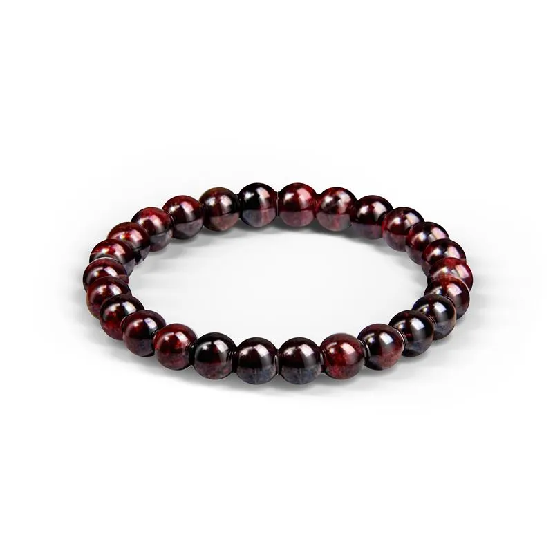 Bracelet Essentiel «Motivation» Grenat