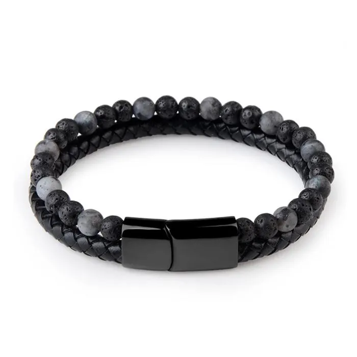 Bracelet Homme «Ténacité» Ø 18,5 cm