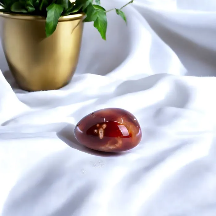 Pierre Roulée Agate Rouge-Brun 2 à 3 cm