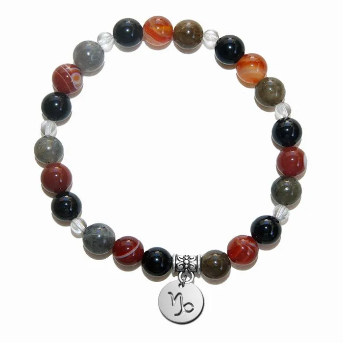 Bracelet Litho'Zodiac Capricorne - perles de 6 mm