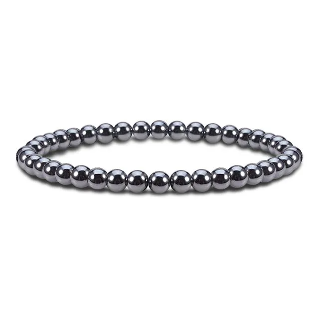 Bracelet Bohème «Endurance» Hématite 4 mm