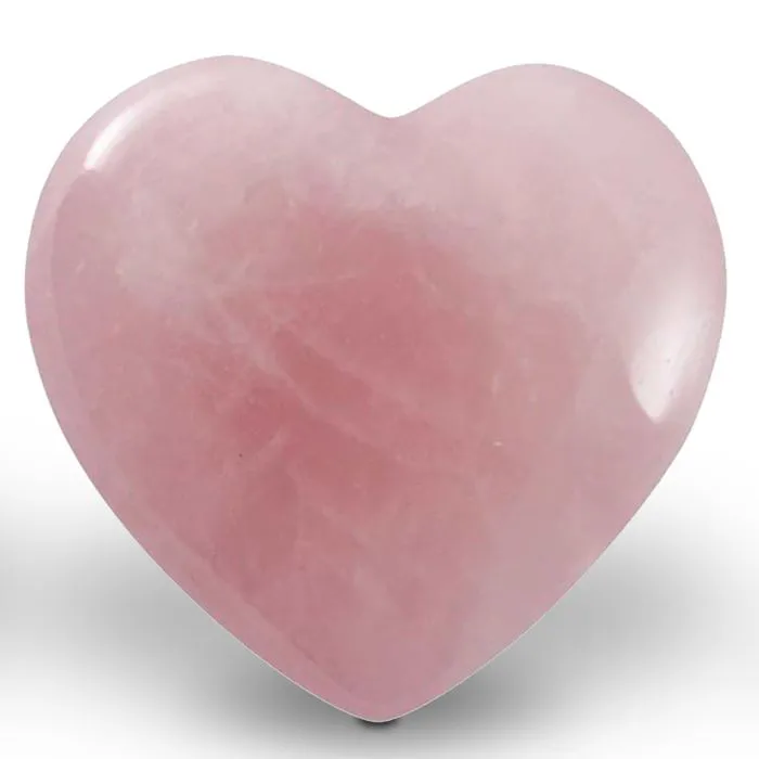 Coeur Quartz Rose 42 x 40 x 12 mm