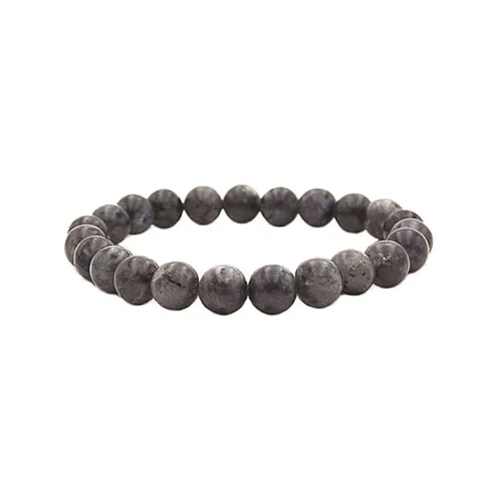 Bracelet «Défense» Larvikite 10 mm