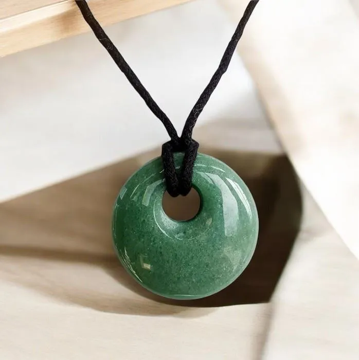 Collier Donut Aventurine Verte