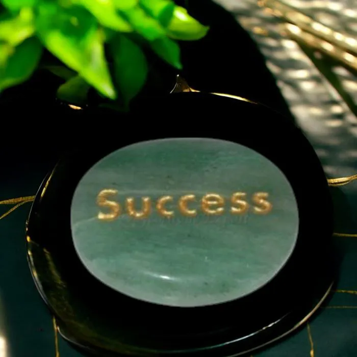 Pierre de message Aventurine Verte "Success"