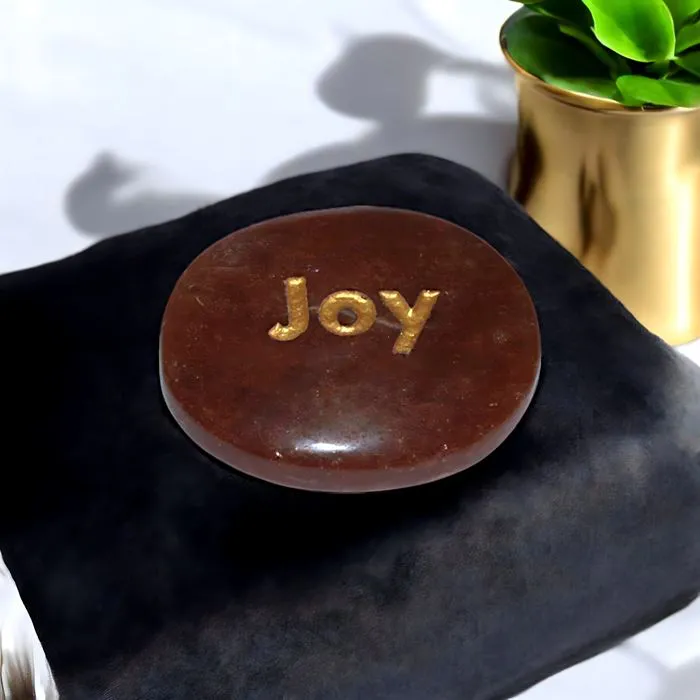 Pierre de message Aventurine Pêche "Joy"