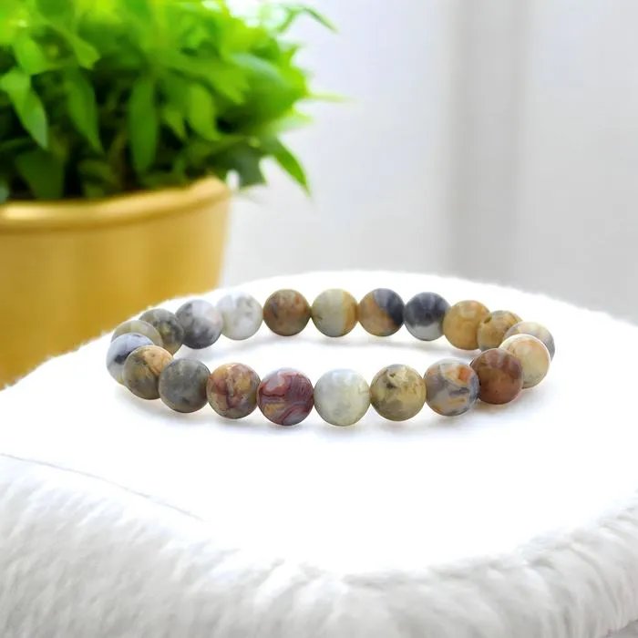 Bracelet "Tranquilité" Agate Crazy Lace