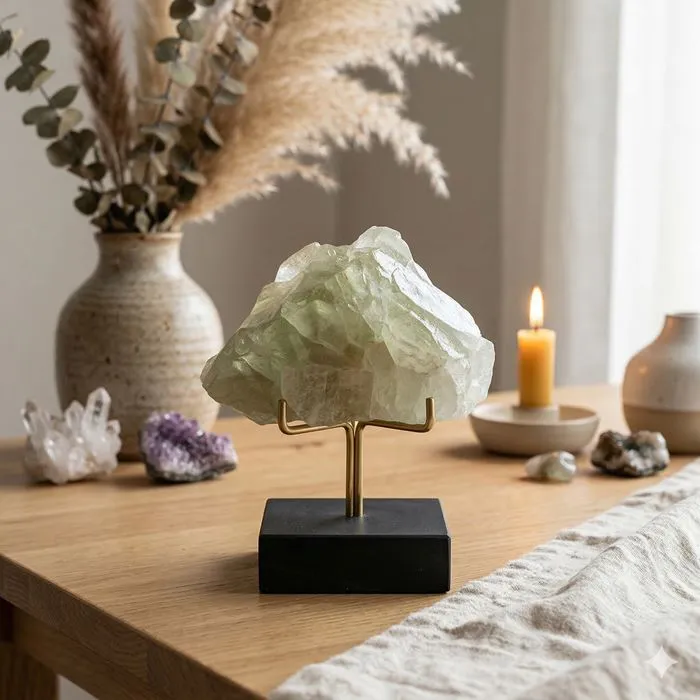 Pierre Brute Calcite Verte