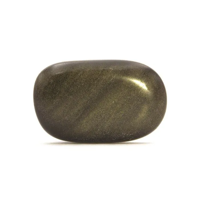 Pierre Roul&eacute;e Obsidienne Dor&eacute;e 2 &agrave; 3 cm 