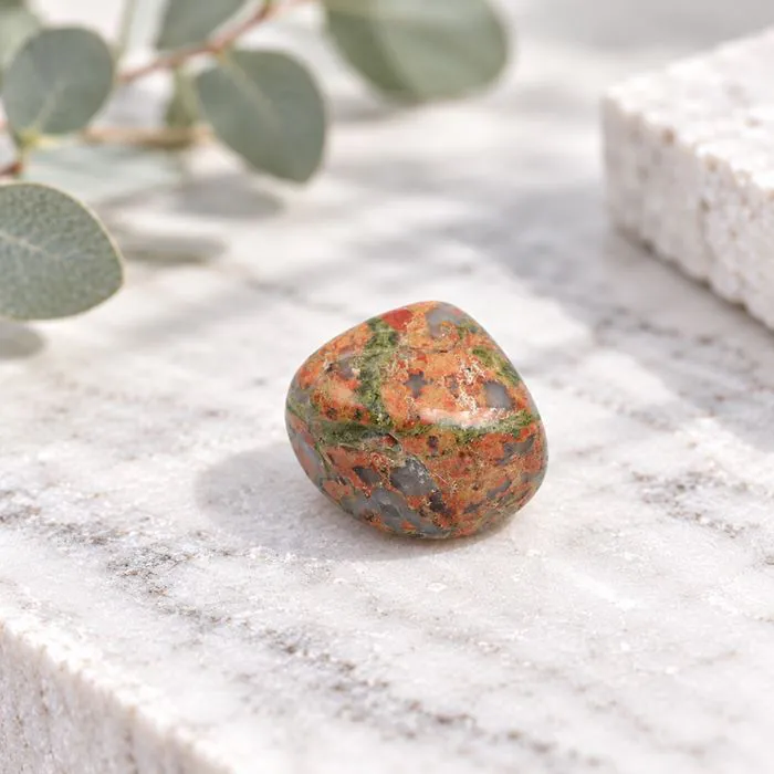 Pierre Roul&eacute;e Unakite 2 &agrave; 3 cm
