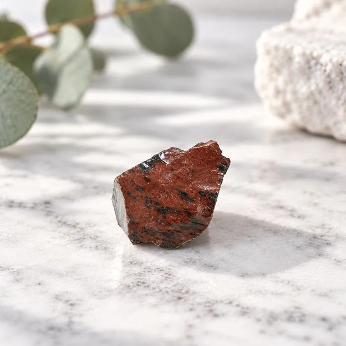 Pierre Brute Obsidienne Acajou 2 &agrave; 4 cm