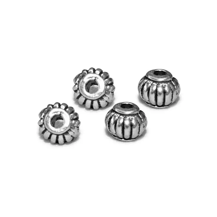 Sachet de 4 perles Rainurées Ø 5 mm