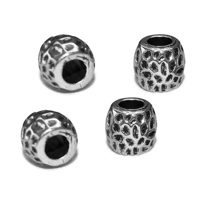 Sachet de 4 perles Planète Cylindre Ø 8 mm