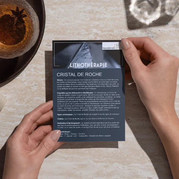 Carte Collection Cristal de Roche