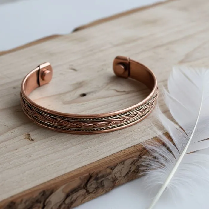 Bracelet Cuivre Magnétique Liens Sacrés