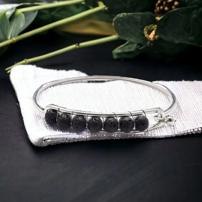Jonc Aroma silver "Volcanic"