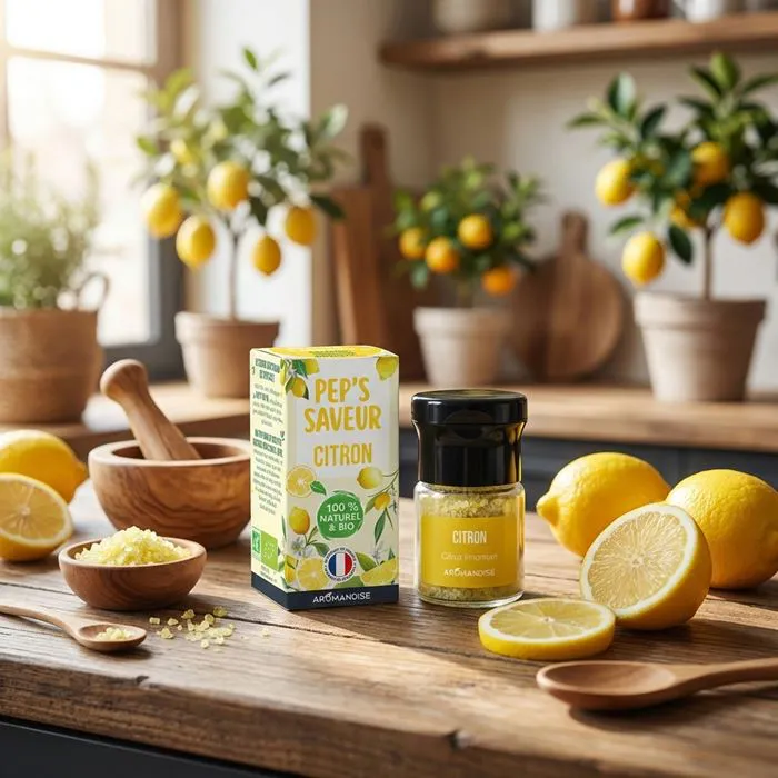 Cristaux d&rsquo;HE Plante Aromatique Citron BIO