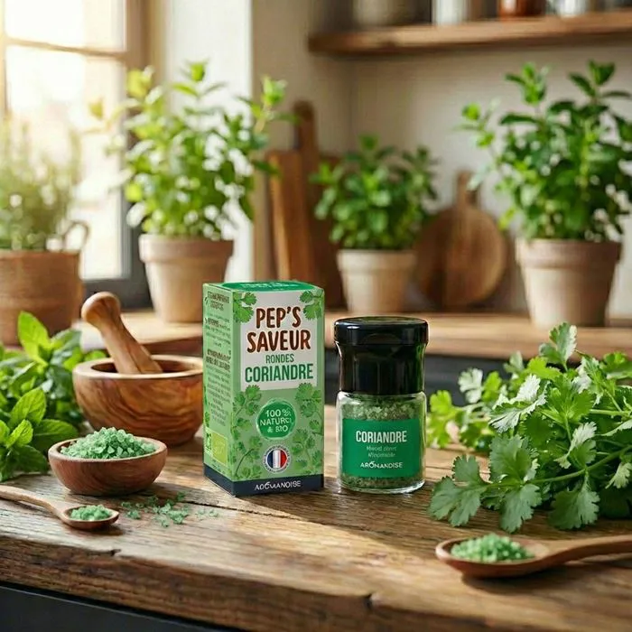 Cristaux d&rsquo;HE Plante Aromatique Coriandre BIO