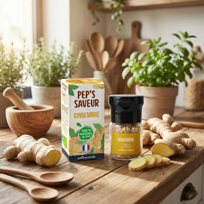 Cristaux d&rsquo;HE Plante Aromatique Gingembre BIO