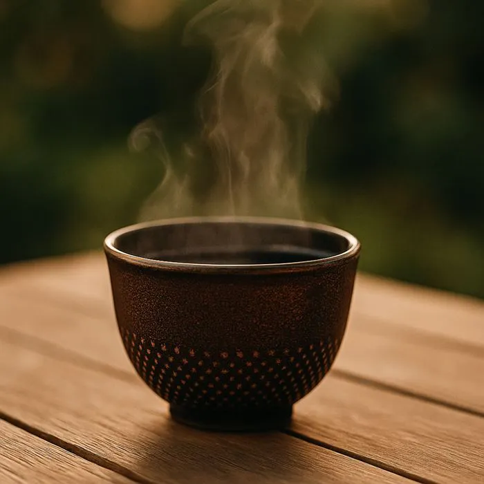 Tasse Fonte d'Art Noie & Dorée