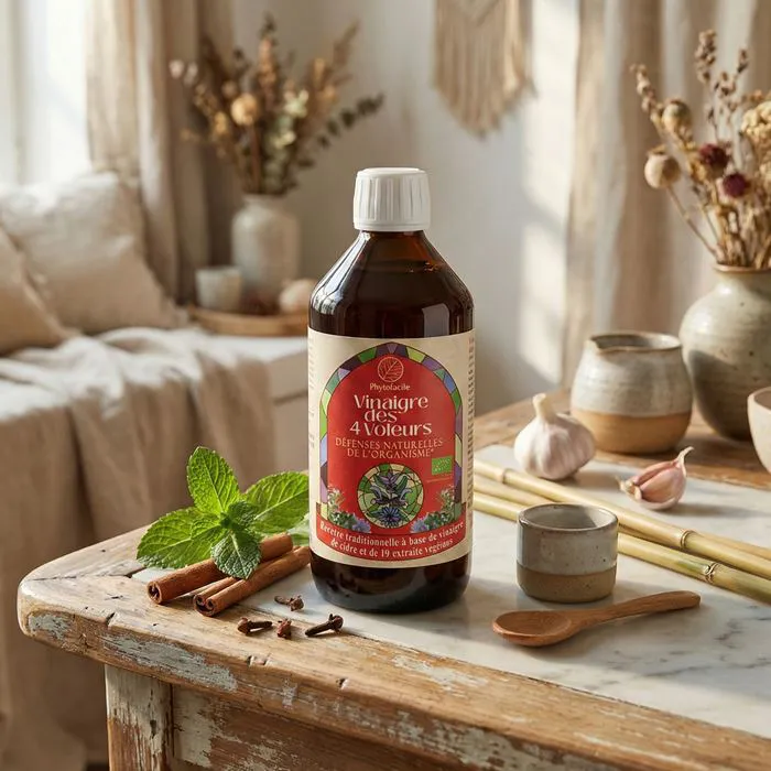 Vinaigre des 4 Voleurs Bio 500 ml - Cure 15 jours
