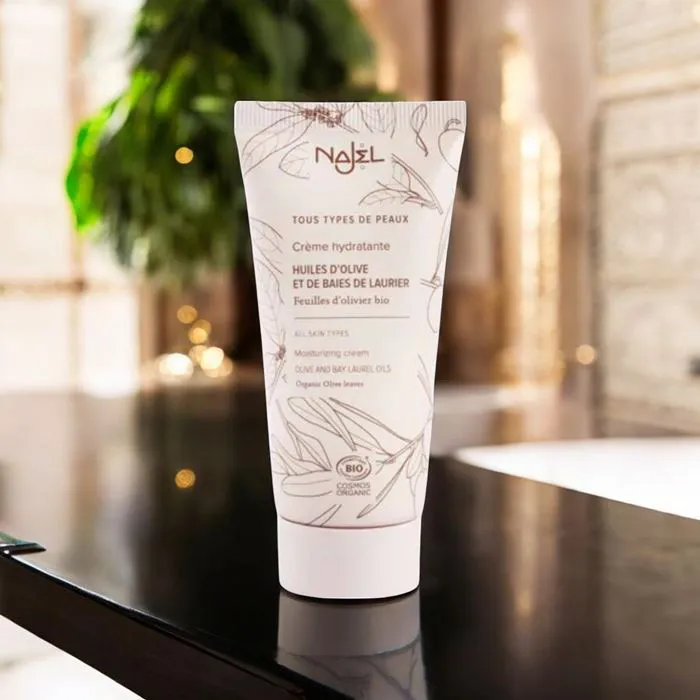 Crème visage hydratante à l'olivier