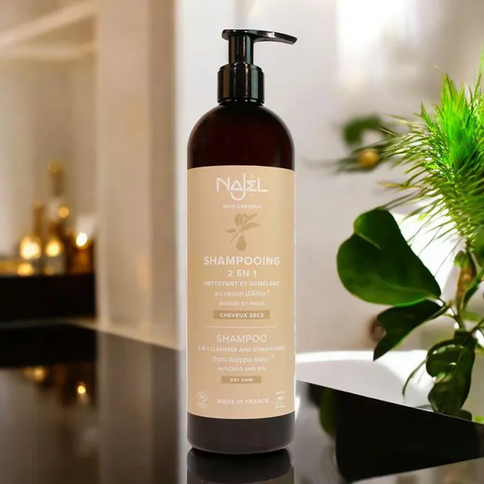 Shampoing au savon d'Alep cheveux secs