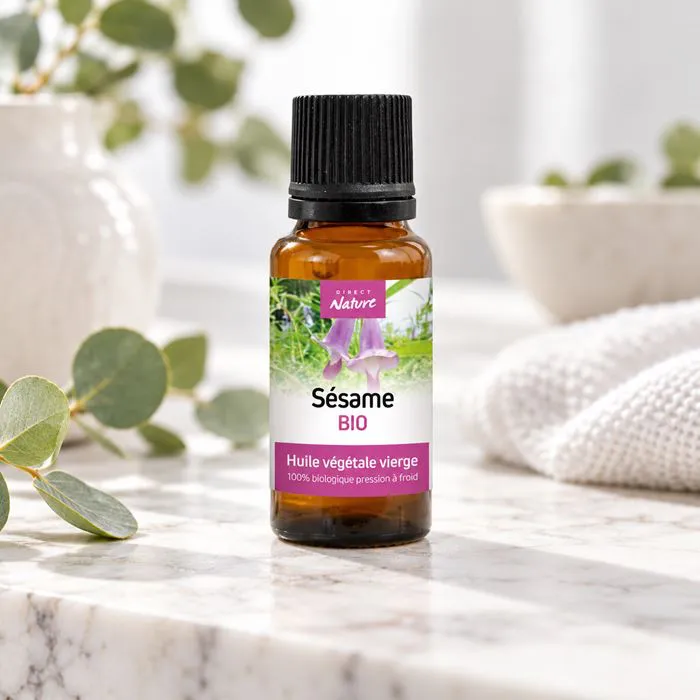 Huile végétale de Sésame BIO 10 ml