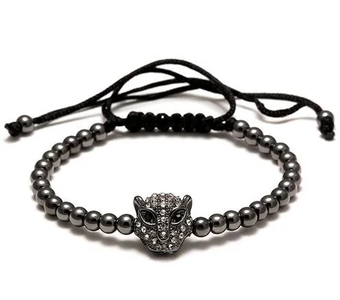Bracelet Macramé Sacré Panthère