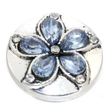 Clip Lotus Bleu 18 mm