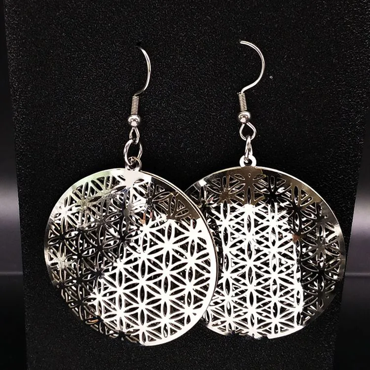 Boucles d'Oreilles Fleur de Vie