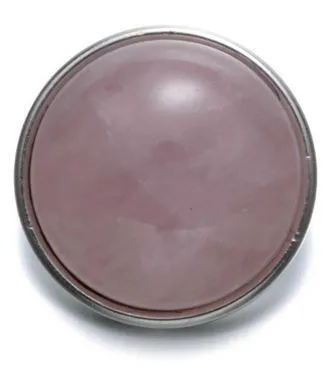 Clip Quartz Rose 18 mm
