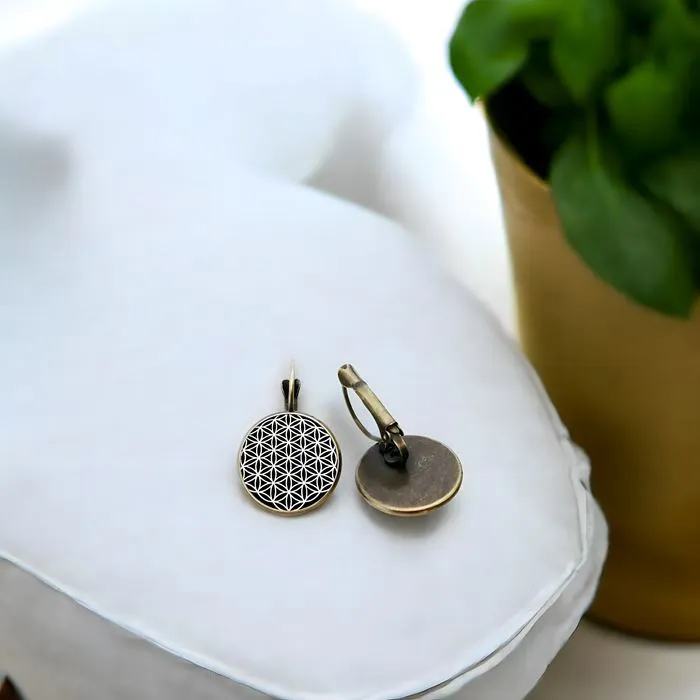 Boucles d'Oreilles "Fleur de Vie"