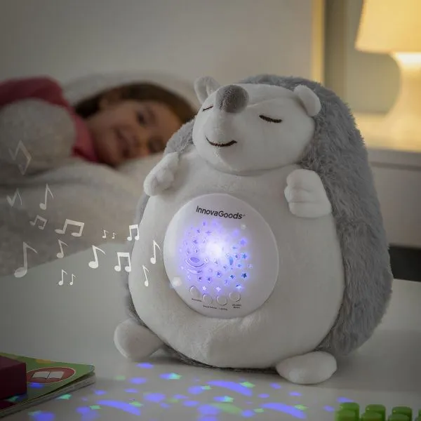 Peluche Veilleuse Musicale Hérisson