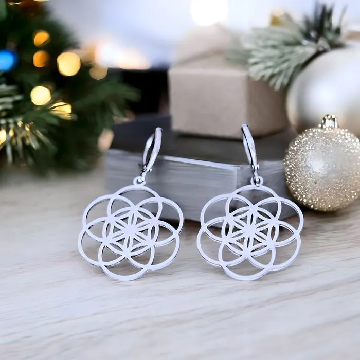 Boucles d'Oreilles "Graine de Vie"