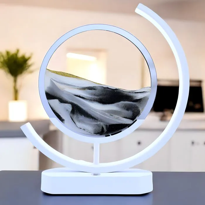 Lampe "Éclat de Dune" Grise